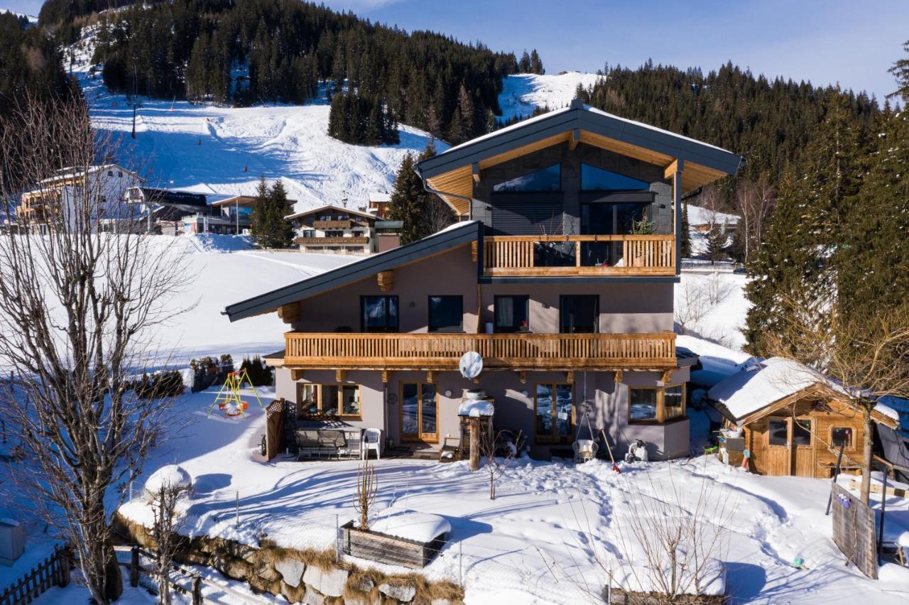 Ski In - Ski Out Panoramaferienhaus Breitmoos Neben Mittelstation ميترسل المظهر الخارجي الصورة