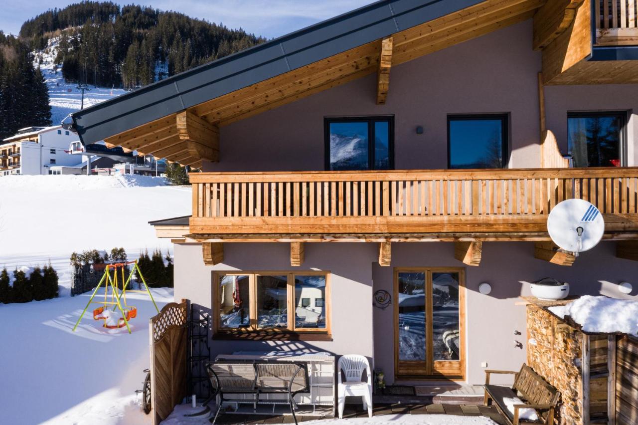 Ski In - Ski Out Panoramaferienhaus Breitmoos Neben Mittelstation ميترسل المظهر الخارجي الصورة